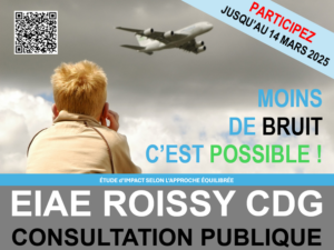 Lire la suite à propos de l’article Consultation publique sur l’EIAE de Roissy 